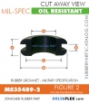 Rubber Grommet | Mil-Spec - MS35489-2 Rubber Grommet | Mil-Spec | MS35489-2