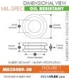 MS35489-30 | Rubber Grommet | Mil-Spec MS35489-30 Rubber Grommet | DeltaFlex