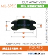 Rubber Grommet | Mil-Spec | MS35489-4 Rubber Grommet | Mil-Spec - MS35489-4