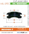 Rubber Grommet | Mil-Spec | MS35489-7 Rubber Grommet | Mil-Spec - MS35489-7
